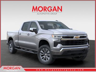 2026 Chevrolet Silverado 1500 LT in Sterling Gray Metallic — front three-quarter view