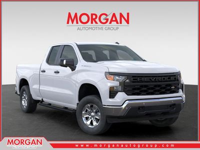 2026 Chevrolet Silverado 1500 Work Truck in Summit White — front three-quarter view