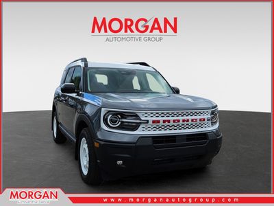 2025 Ford Bronco Sport Heritage in Gray — front three-quarter view