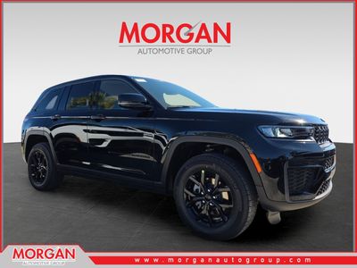 2026 Jeep Grand Cherokee Laredo in Black — front three-quarter view