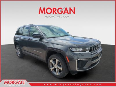 2026 Jeep Grand Cherokee Limited in Gray — front three-quarter view