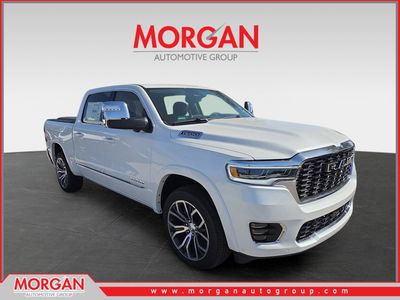 2026 Ram 1500 Tungsten in White — front three-quarter view