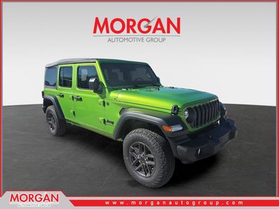 2026 Jeep Wrangler Sport S — front three-quarter view