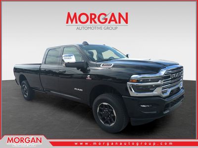 2026 Ram 3500 Laramie in Black — front three-quarter view