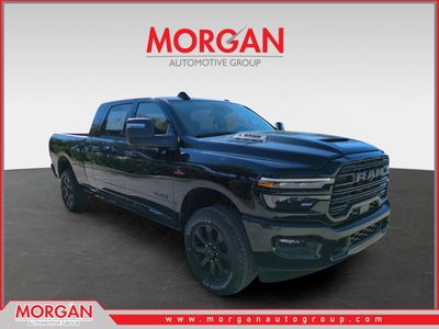 2026 Ram 2500 Laramie in Black — front three-quarter view