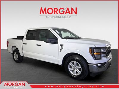 2023 Ford F-150 XLT in White — front three-quarter view