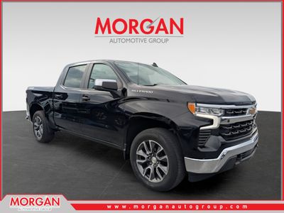 2023 Chevrolet Silverado 1500 LT in Black — front three-quarter view