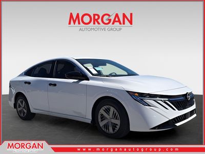 2026 Nissan Sentra S in White — front three-quarter view