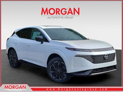 2026 Nissan Murano Platinum in White — front three-quarter view