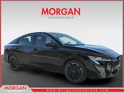 2026 Nissan Sentra SR in Black — front three-quarter view