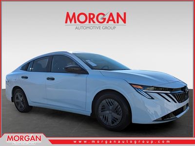 2026 Nissan Sentra S in White — front three-quarter view