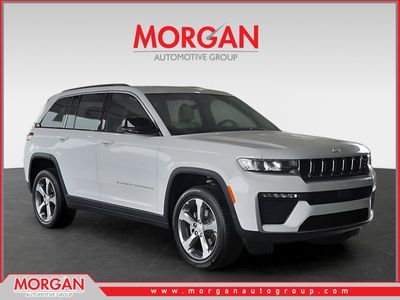 2026 Jeep Grand Cherokee Limited in White/off-white — front three-quarter view