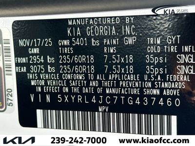 2026 Kia Sorento — photo 41 view