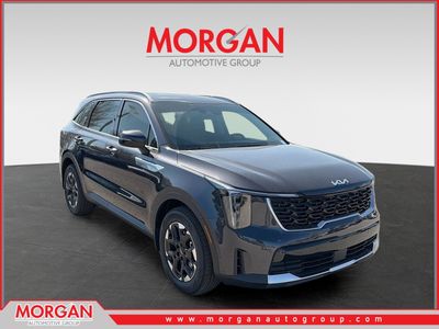 2026 Kia Sorento S in Panthera Metal — front three-quarter view