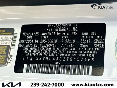 2026 Kia Sorento — photo 44 view