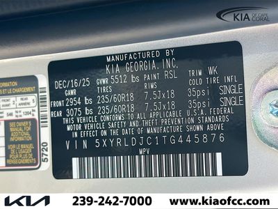 2026 Kia Sorento — photo 42 view