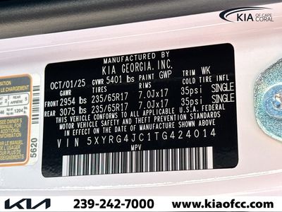 2026 Kia Sorento — photo 40 view
