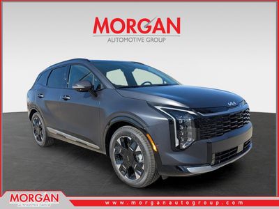 2026 Kia Sportage SX-Prestige in Panthera Metal Matte — front three-quarter view