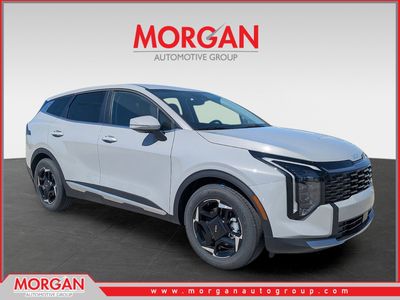 2026 Kia Sportage EX in Wolf Gray — front three-quarter view