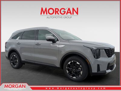 2026 Kia Sorento S in Wolf Gray — front three-quarter view