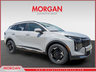 2026 Kia Sportage EX in Wolf Gray — front three-quarter view
