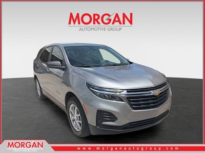 2023 Chevrolet Equinox LS in Sterling Gray Metallic — front three-quarter view