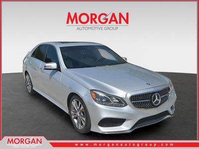 2016 Mercedes-Benz E-Class E 350 in Iridium Silver — front three-quarter view