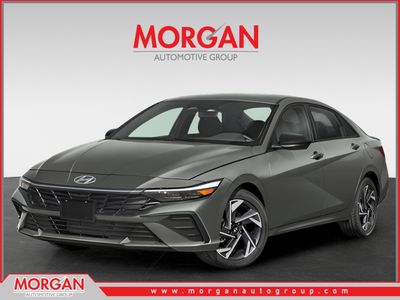 2026 Hyundai ELANTRA SEL Sport in Gray — front three-quarter view