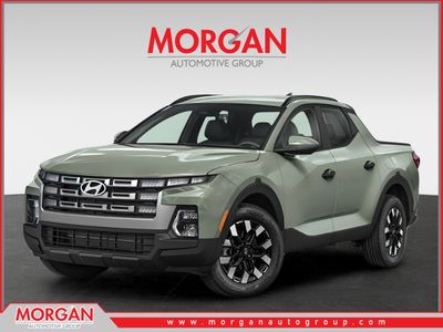 2026 Hyundai SANTA CRUZ SEL in Sage — front three-quarter view