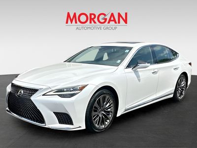 2022 Lexus LS — rear three-quarter view