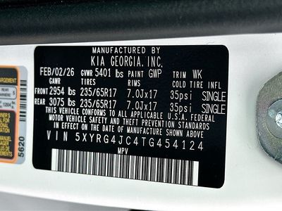 2026 Kia Sorento — photo 30 view