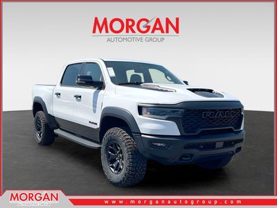 2026 Ram 1500 RHO in White — front three-quarter view