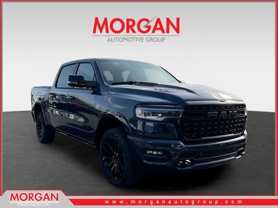 2026 Ram 1500 Limited in Blue — front three-quarter view