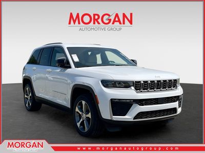 2026 Jeep Grand Cherokee Limited in White/off-white — front three-quarter view
