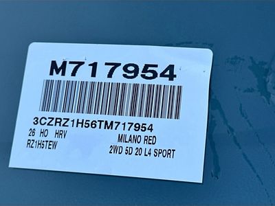 2026 Honda HR-V — photo 24 view