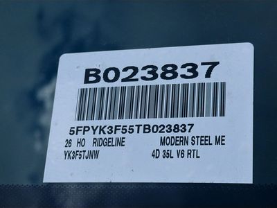 2026 Honda Ridgeline — photo 27 view