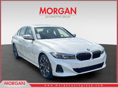 2026 BMW 3 Series 330i in White — front three-quarter view