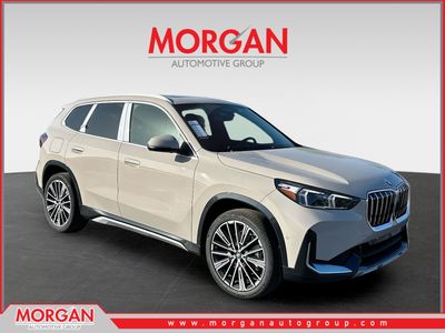 2026 BMW X1 xDrive28i in Beige — front three-quarter view