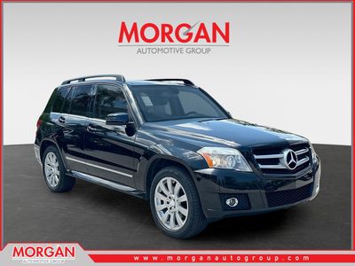 2010 Mercedes-Benz GLK 350 in Black — front three-quarter view