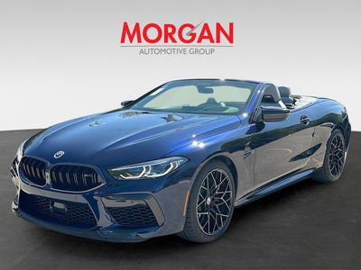 2023 BMW M8 — rear three-quarter view
