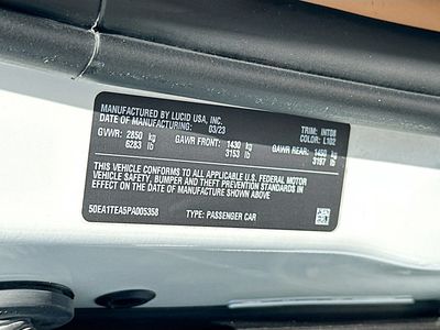 2023 Lucid Air — photo 30 view