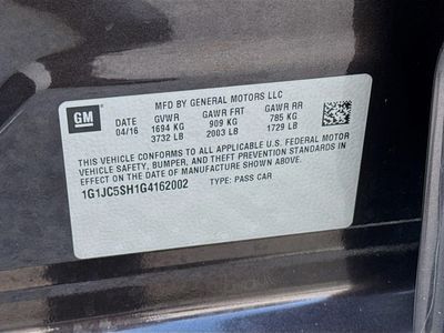 2016 Chevrolet Sonic - Photo 36