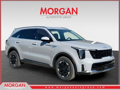 2026 Kia Sorento S in Wolf Gray — front three-quarter view
