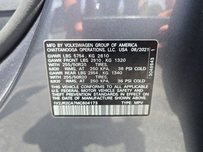 2021 Volkswagen Atlas - Photo 31