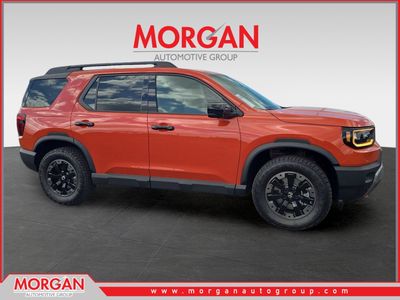 2026 Honda Passport TrailSport Elite in Orange — front three-quarter view