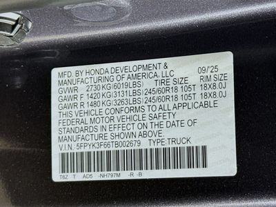 2026 Honda Ridgeline — photo 36 view