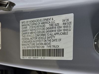 2026 Honda Ridgeline - Photo 37