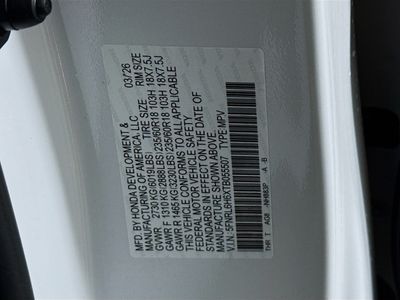 2026 Honda Odyssey — photo 37 view