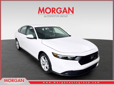2026 Honda Accord Sedan LX in Platinum White Pearl — front three-quarter view
