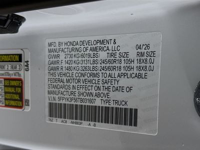 2026 Honda Ridgeline - Photo 36